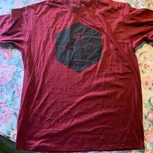 Neff Men's Red Graphic T-Shirt